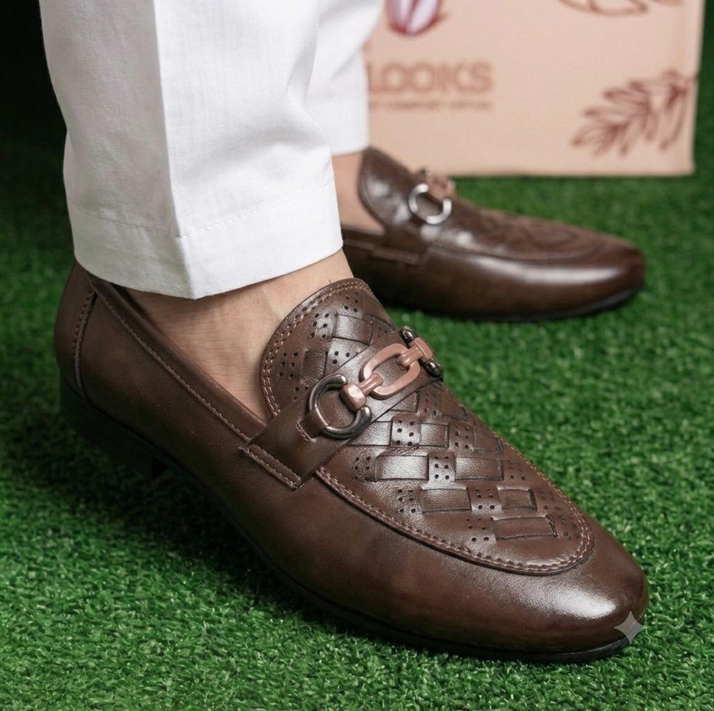 Men's Brown Premium Leather Loafers