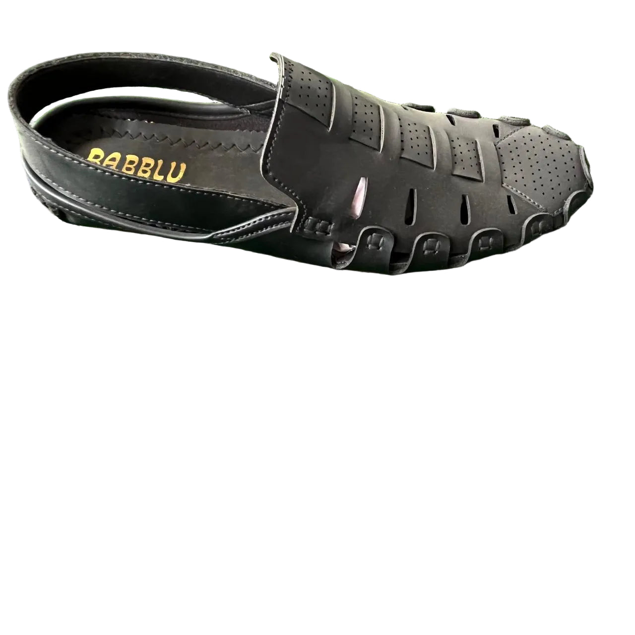 Premium Black Closed-Toe sandal for Men – Comfortable Traditional Sandals