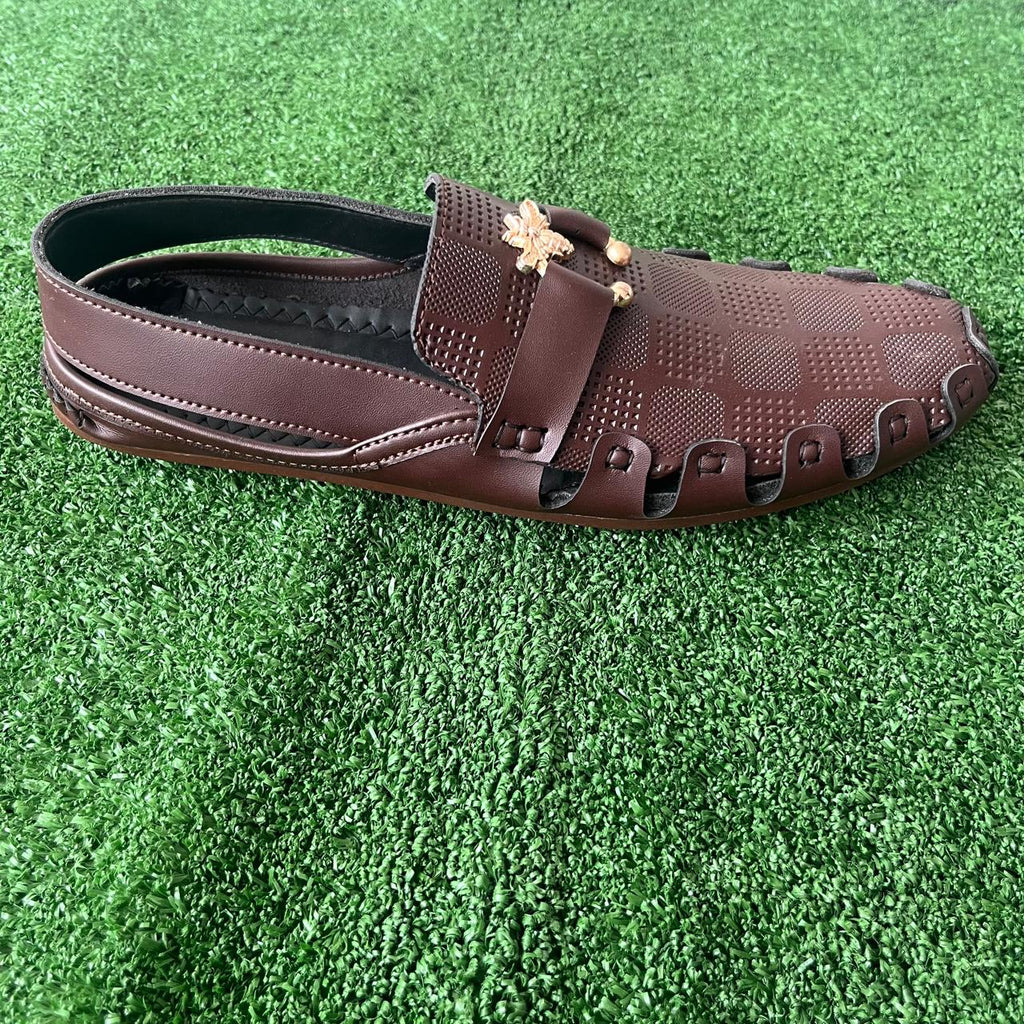 Men's Lightweight Brown Comfort Clogs